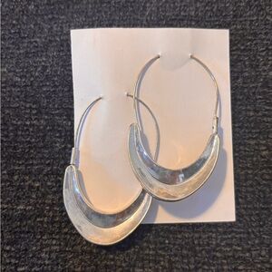Large Silver Hoop Statement Hoops